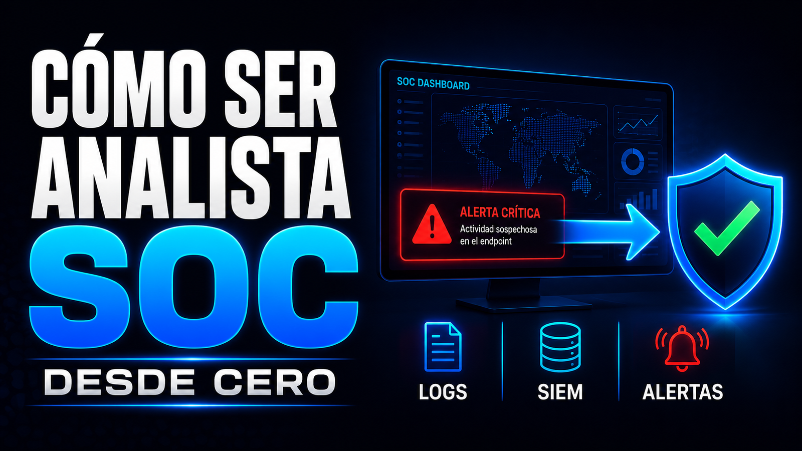 Cómo convertirse en analista SOC desde cero: roadmap, habilidades y práctica