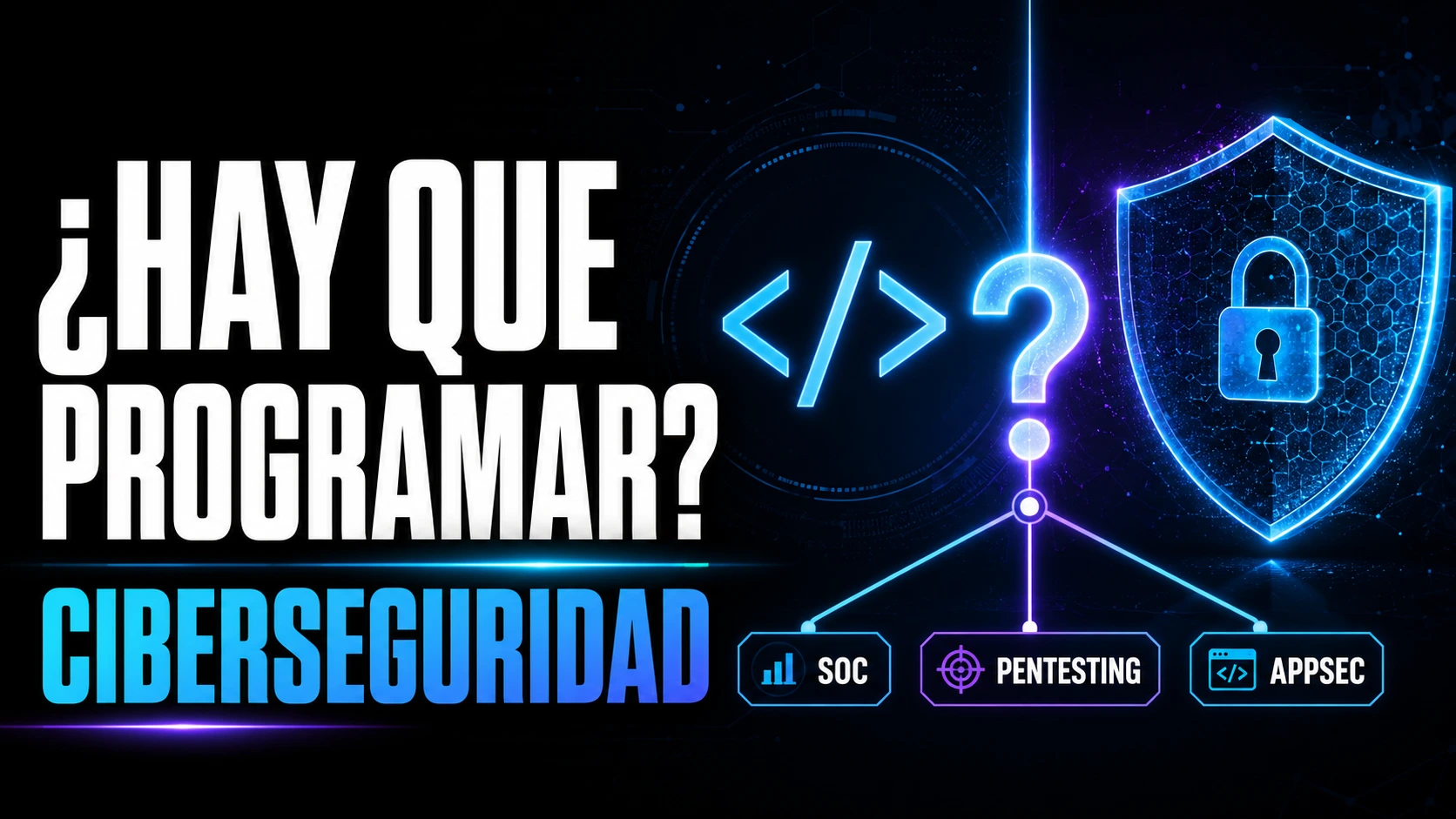 ¿Necesito saber programar para estudiar ciberseguridad?